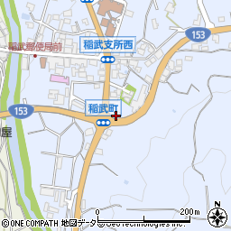 愛知県豊田市稲武町寺下3周辺の地図