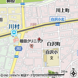 愛知県名古屋市守山区白沢町111周辺の地図