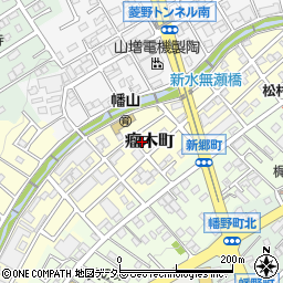 愛知県瀬戸市瘤木町66周辺の地図