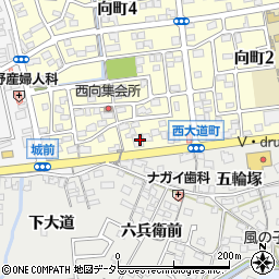 中日新聞　旭新居専売所谷口新聞店周辺の地図