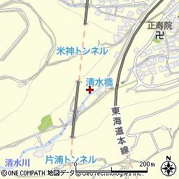 神奈川県小田原市米神348周辺の地図
