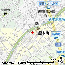 愛知県瀬戸市瘤木町61-2周辺の地図