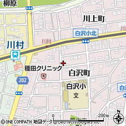 愛知県名古屋市守山区白沢町106周辺の地図