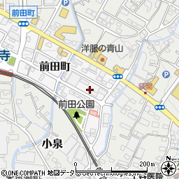 静岡県富士宮市前田町121周辺の地図