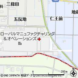 愛知県稲沢市大矢町茨島65周辺の地図