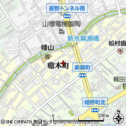 愛知県瀬戸市瘤木町68周辺の地図