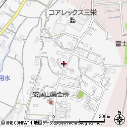 静岡県富士宮市安居山728周辺の地図
