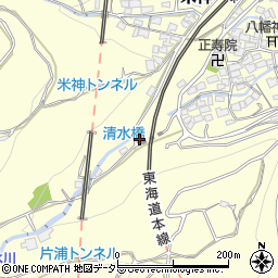 神奈川県小田原市米神411周辺の地図