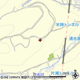 神奈川県小田原市米神322周辺の地図