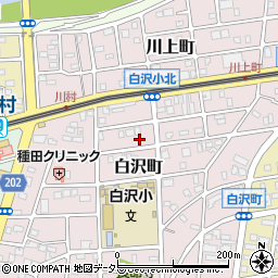 愛知県名古屋市守山区白沢町100周辺の地図