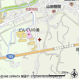 愛知県豊田市武節町針原周辺の地図