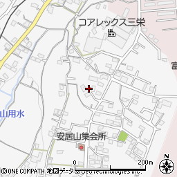 静岡県富士宮市安居山732周辺の地図