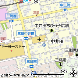 理容プラージュ　ヤマナカ三郷店周辺の地図