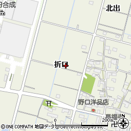 愛知県稲沢市平和町下三宅周辺の地図