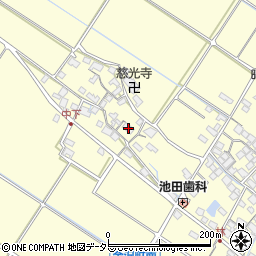 滋賀県彦根市金沢町1296周辺の地図