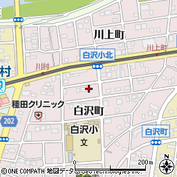 愛知県名古屋市守山区白沢町67周辺の地図