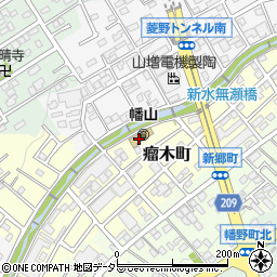 愛知県瀬戸市瘤木町70周辺の地図