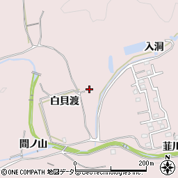 愛知県豊田市木瀬町白貝渡周辺の地図