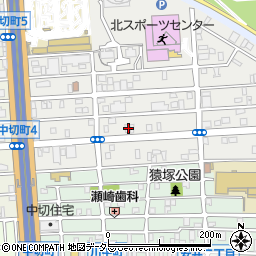 愛知県名古屋市北区成願寺1丁目9-42周辺の地図