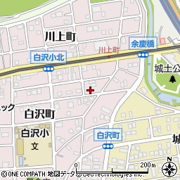 愛知県名古屋市守山区白沢町92-1周辺の地図