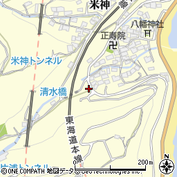 神奈川県小田原市米神425周辺の地図