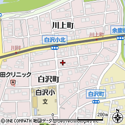 愛知県名古屋市守山区白沢町71-2周辺の地図