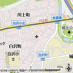 愛知県名古屋市守山区白沢町92周辺の地図