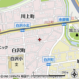 愛知県名古屋市守山区白沢町93周辺の地図