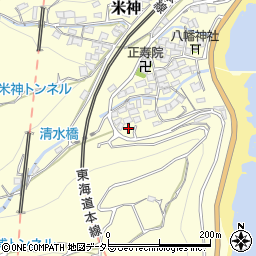 神奈川県小田原市米神428周辺の地図