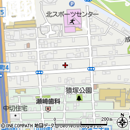 愛知県名古屋市北区成願寺1丁目9周辺の地図
