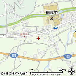 愛知県豊田市桑原町下須形周辺の地図