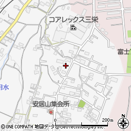 静岡県富士宮市安居山728-1周辺の地図