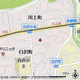 愛知県名古屋市守山区白沢町73-1周辺の地図