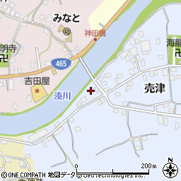 千葉県富津市売津5周辺の地図