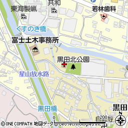 富士宮市役所　南部公民館周辺の地図