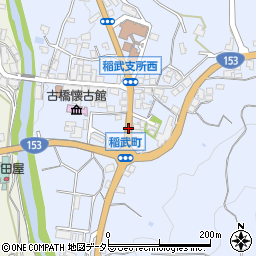 愛知県豊田市稲武町寺下周辺の地図