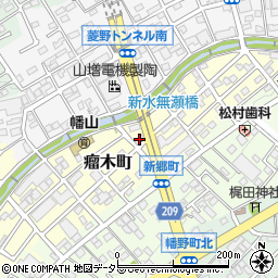 愛知県瀬戸市瘤木町71周辺の地図
