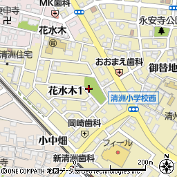 〒452-0947 愛知県清須市花水木の地図