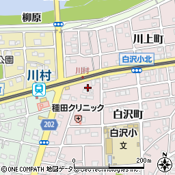 愛知県名古屋市守山区白沢町108周辺の地図
