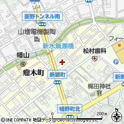 愛知県瀬戸市瘤木町17周辺の地図