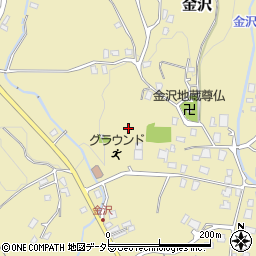静岡県裾野市金沢周辺の地図