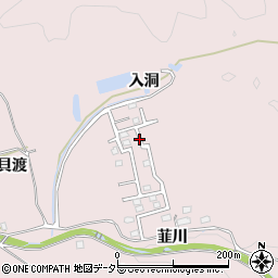 愛知県豊田市木瀬町入洞周辺の地図