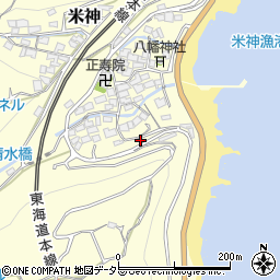 神奈川県小田原市米神501周辺の地図