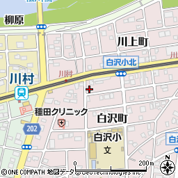 愛知県名古屋市守山区白沢町58周辺の地図