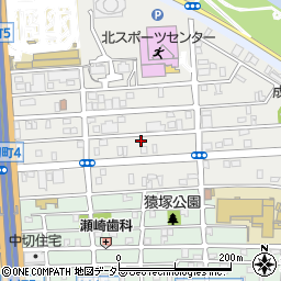愛知県名古屋市北区成願寺1丁目9-13周辺の地図