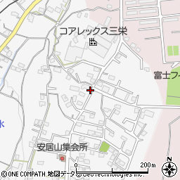 静岡県富士宮市安居山731周辺の地図