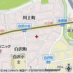 愛知県名古屋市守山区白沢町74周辺の地図