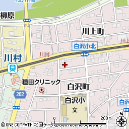 愛知県名古屋市守山区白沢町57周辺の地図