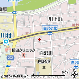 愛知県名古屋市守山区白沢町55周辺の地図