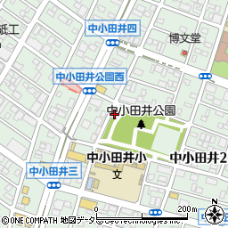 中小田井コミュニティセンター周辺の地図